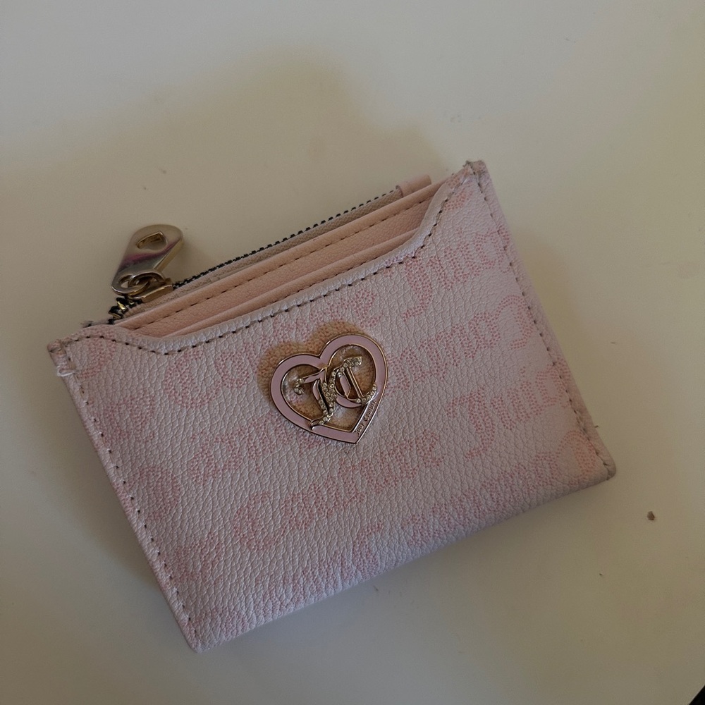 Juicy Couture Pink Heart Card Holder